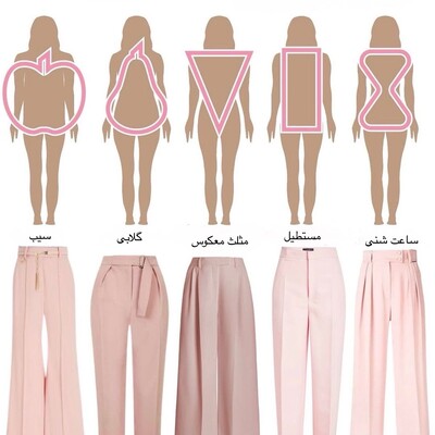 راهنمای انتخاب شلوار برای هر فرم بدن